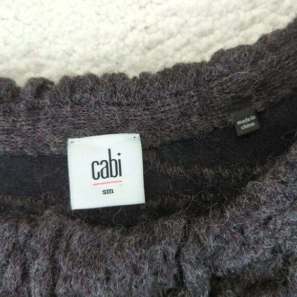 Cabi Waverly Poncho Knit Oversized 3124 Gray Sweater Women's Size Small - Picture 5 of 6